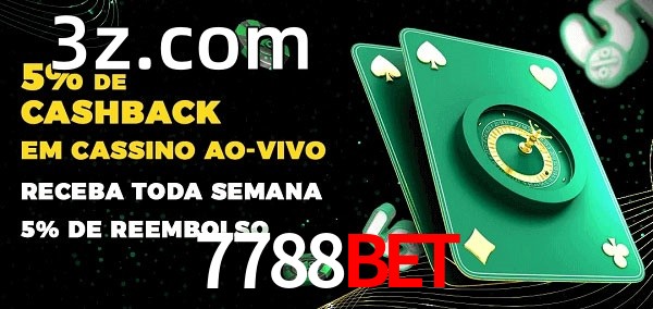 Promoções do cassino ao Vivo 7788BET
